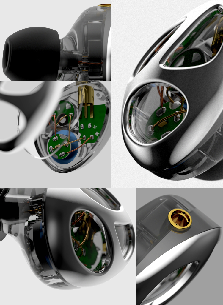 ขาย VJJB N30 หูฟัง 3ไดร์เวอร์ (2DD+1BA) ถอดสายได้