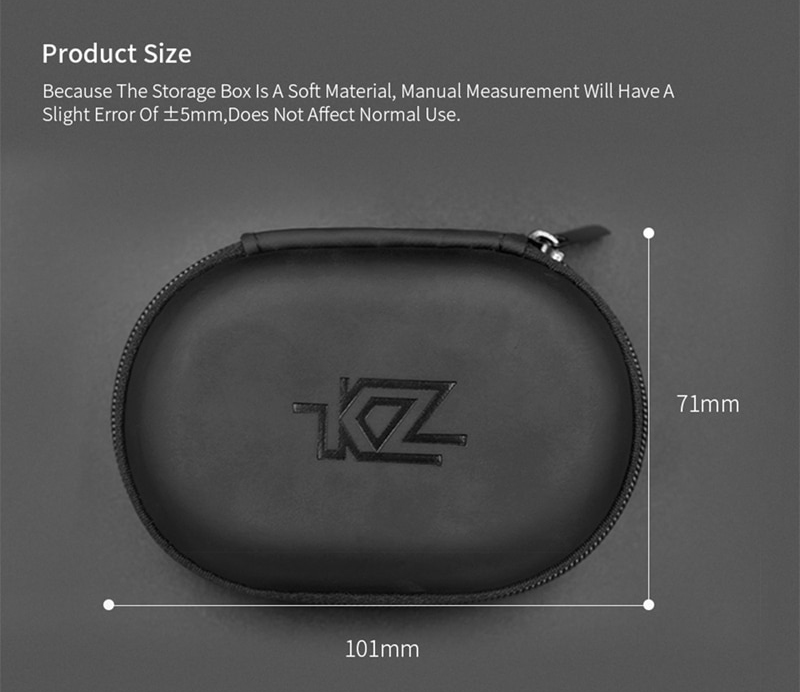 ขาย KZ Oval เคสหูฟังทำจากหนัง PU คุณภาพดี กันฝุ่น กันกระแทก กันหูฟังเป็นรอย