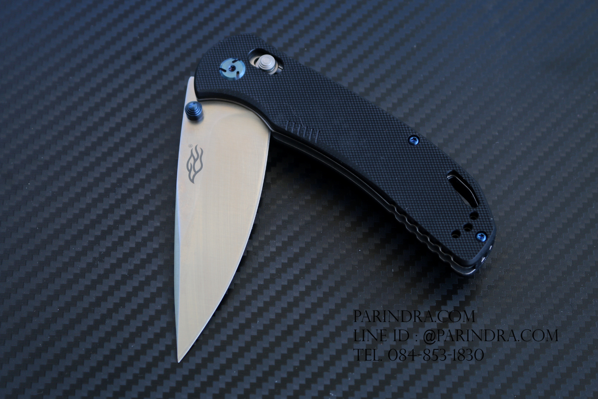 มีดพับ Ganzo F7531 ด้ามสีดำ ของแท้ 100%