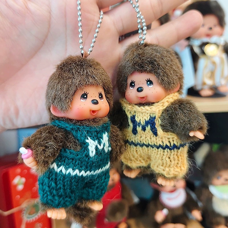 PRE. พวงกุญแจ Monchhichi (9cm.) ของแท้ 100% (รอ 15-30 วัน)