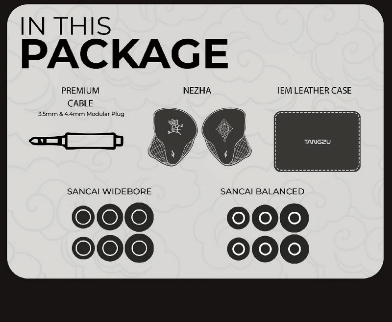 Tangzu Nezha หูฟัง IEMs Hybrid 7 ไดรเวอร์ 6BA+1Electrostatic ประกันศูนย์ไทย