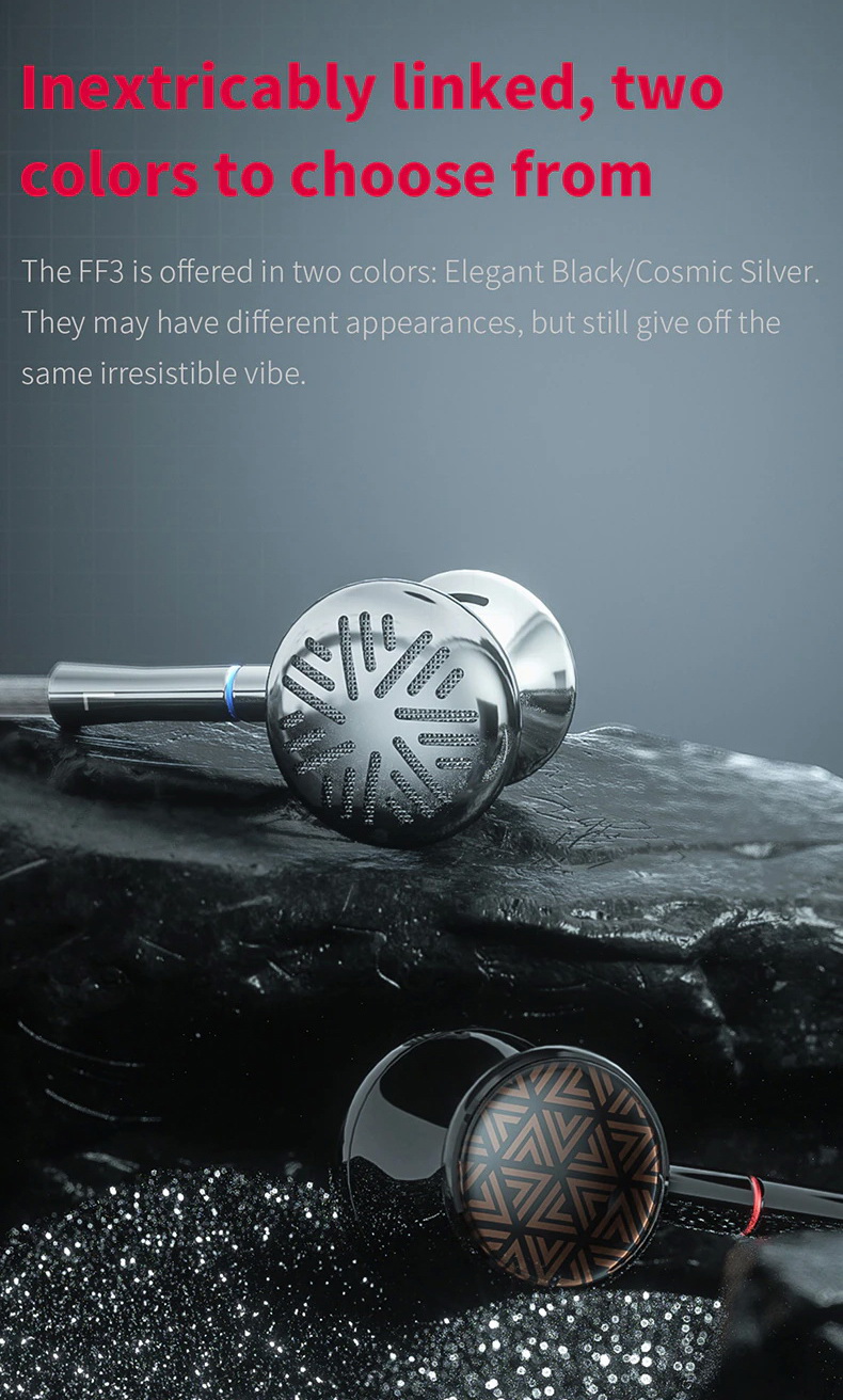 FiiO FF3 หูฟัง แบบ Drum ไดรเวอร์ Dynamic ประกันศูนย์ไทย