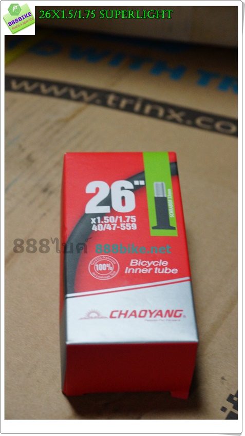 ยางในเสือภูเขา Chaoyang Superlight ขนาด 26x1.5/1.75 AV33