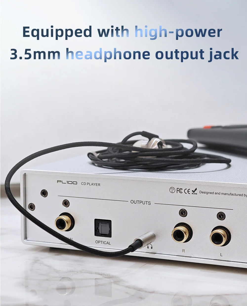 SMSL PL100 เครื่องเล่น CD ชิป DAC Cirrus Logic CS43131 ประกันศูนย์ไทย