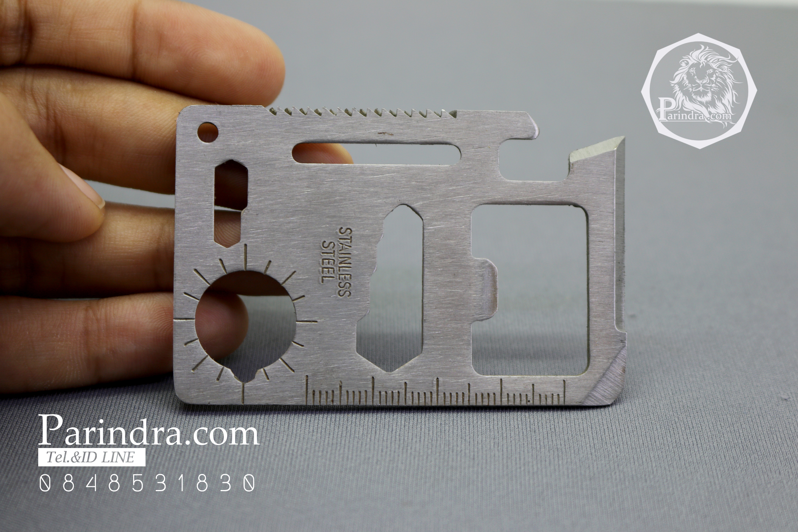 การ์ดสแตนเลส Multitool อเนกประสงค์ ใช้งานได้หลากหลาย