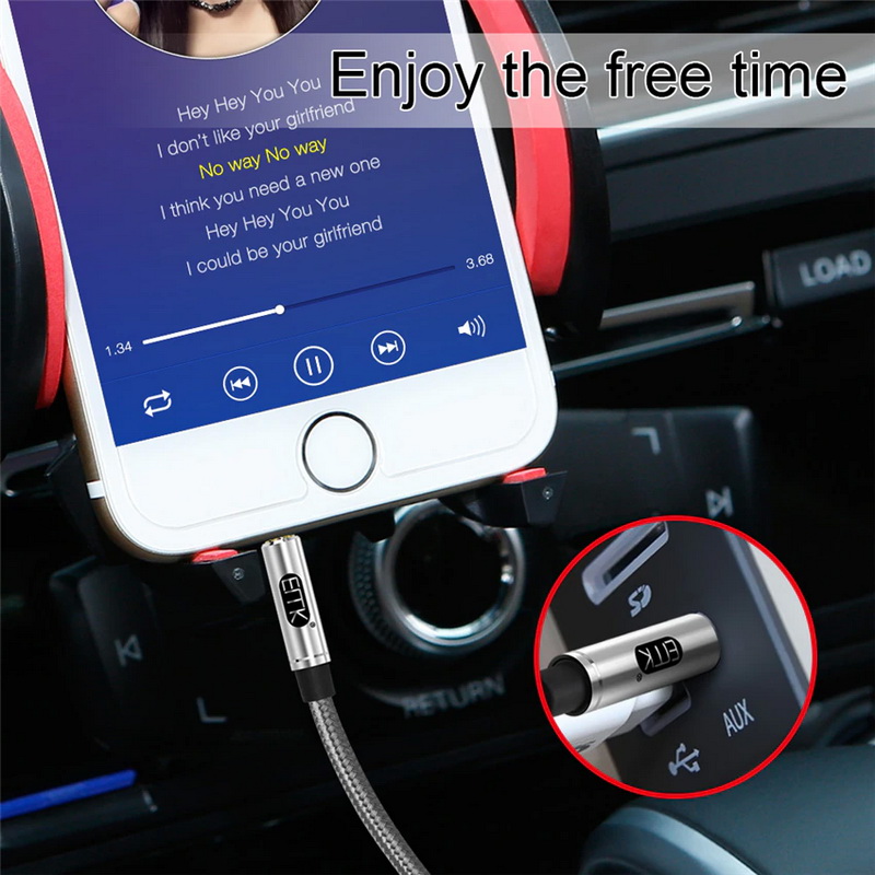 ขาย ERTK AUX Grey สาย Aux 3.5 เป็น 3.5 เกรดพรีเมี่ยม สำหรับเครื่องเสียง