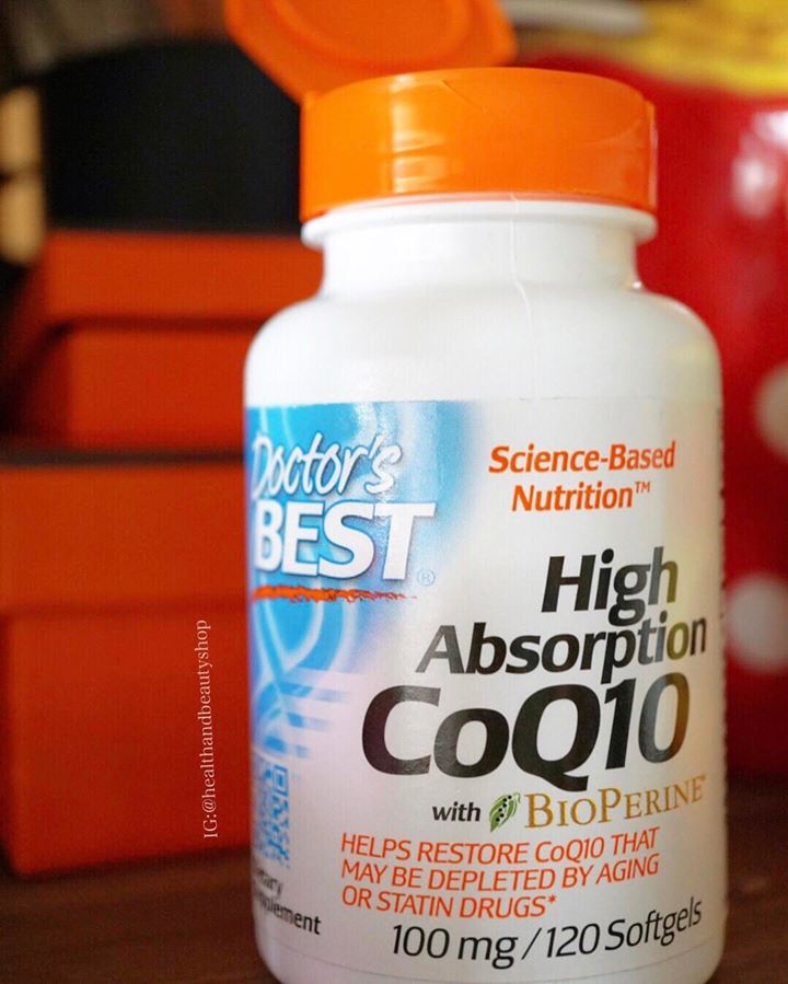 Doctor's Best, High Absorption CoQ10, with BioPerine, 100 mg, 120 Softgels