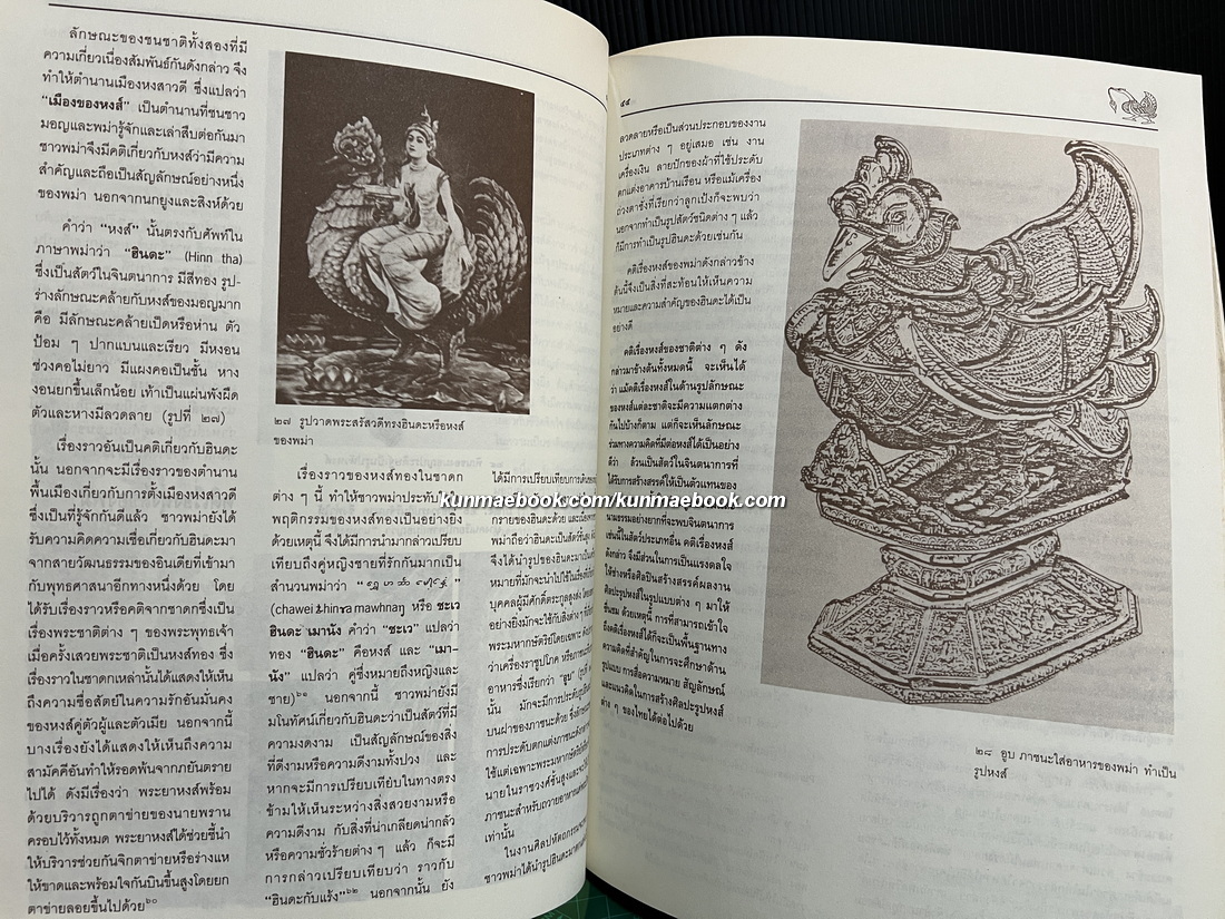 การศึกษาเรื่องหงส์จากศิลปกรรมในประเทศไทย (The Mythical Swan in Thai Art)