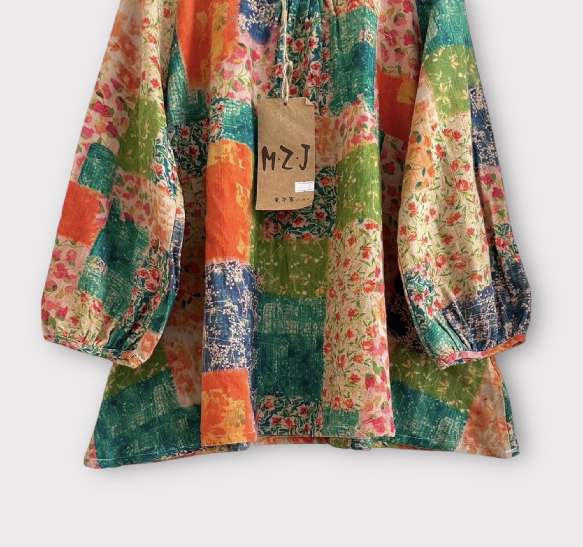 เสื้อผ้าฝ้ายลายpatchork