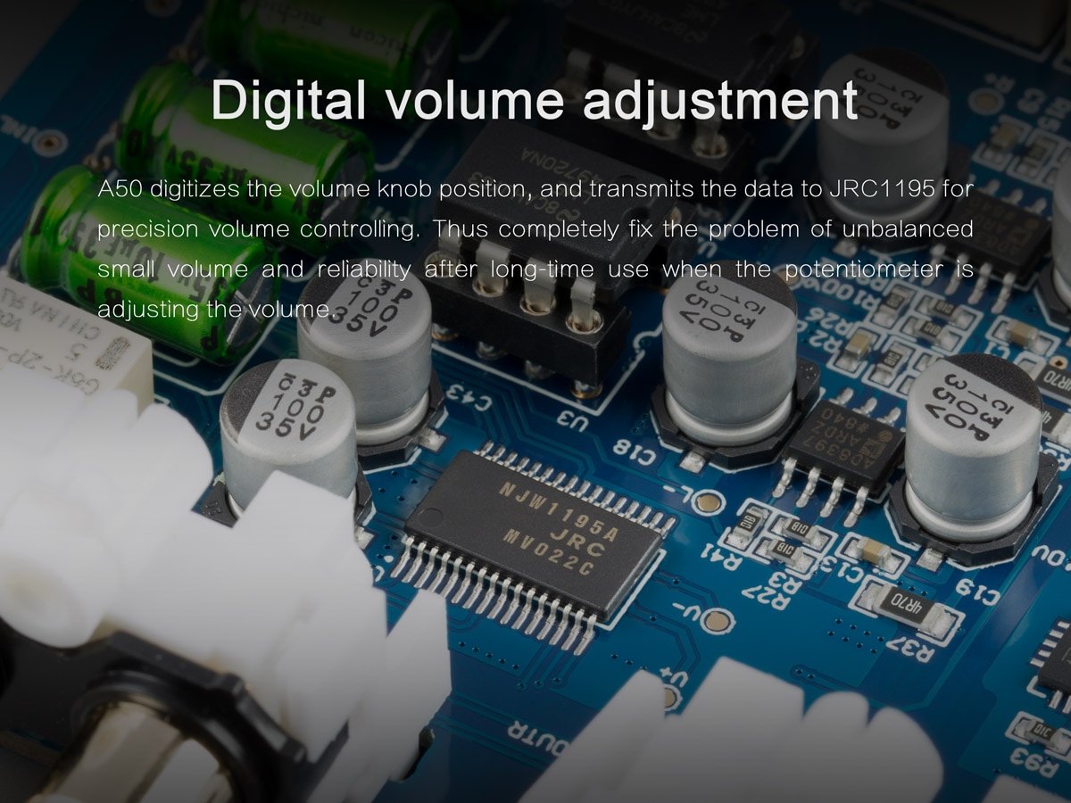 ขาย TOPPING A50 แอมป์หูฟังตั้งโต๊ะกำลังขับสูง รองรับย่านความถี่ 20-200kHz เหนือกว่า Hi-Res