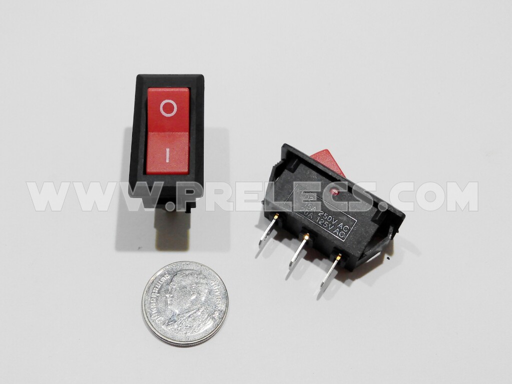 Rocker Switch เตี้ย 3ขา