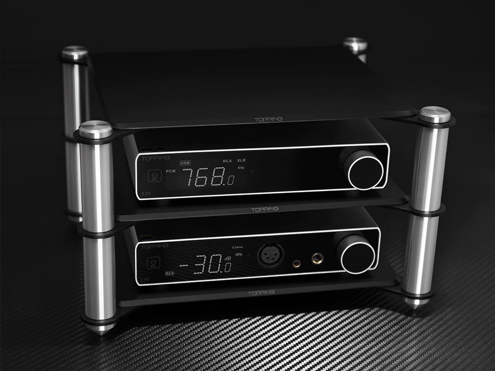 ขาย Topping E70 DAC ตั้งโต๊ะ รองรับ Dual Hi-Res ประกันศูนย์ไทย