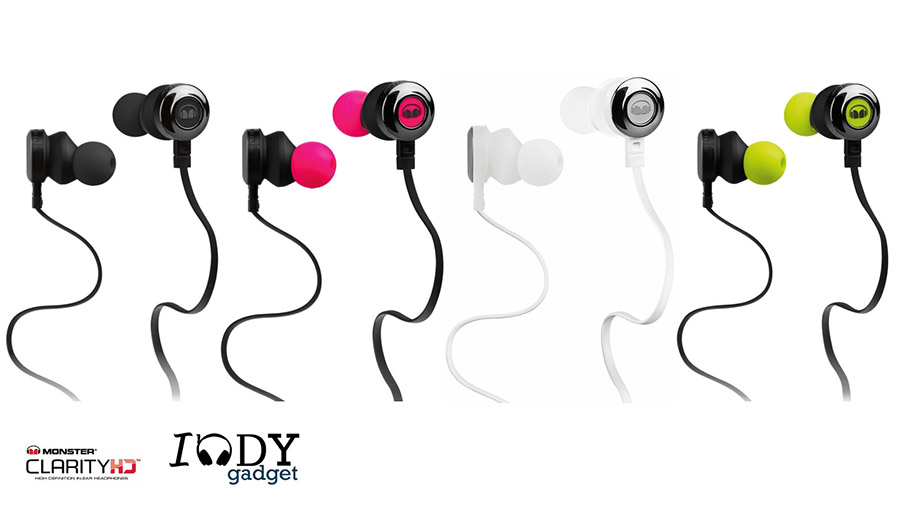 หูฟัง Monster Clarity HD Inear Mic แบรนดังรูปทรงแฟชั่นพร้อมไมค์