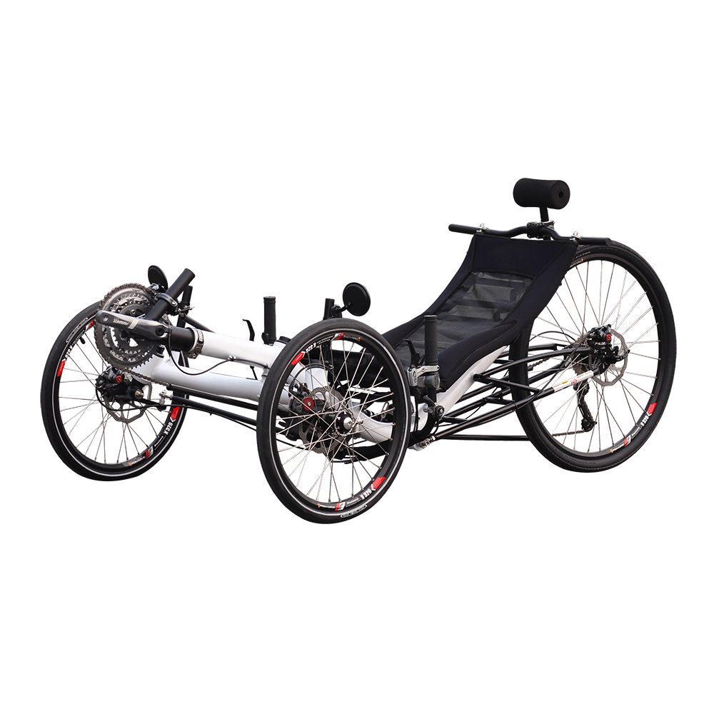 จักรยานนอนปั่น MOTRIKE 326 | TrikExplor 3 Wheel Touring Recumbent Bike | Shimano 3x9 Speed | อลูมิเนียมเฟรม 6061 T6 | รองรับผู้ขี่สูง 165–200 ซม.