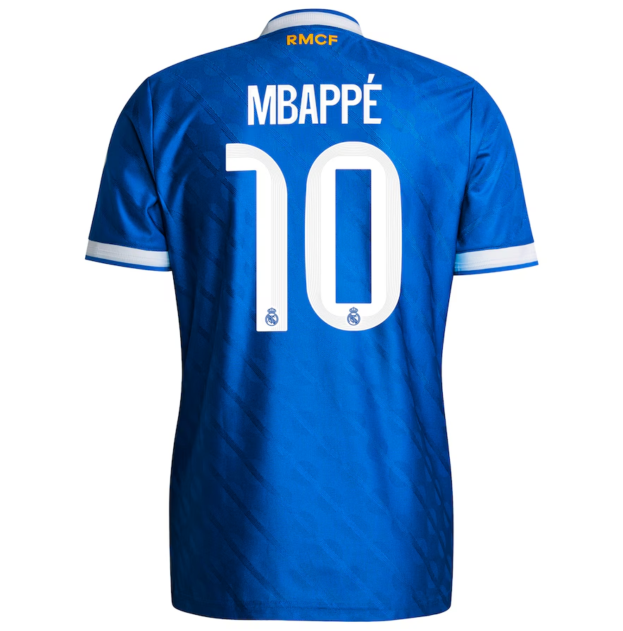 เสื้อรีลมาดริด 2025 2026 ชุดที่3 Mbappé 10 รุ่นนักเตะ adidas Third Authentic ของแท้