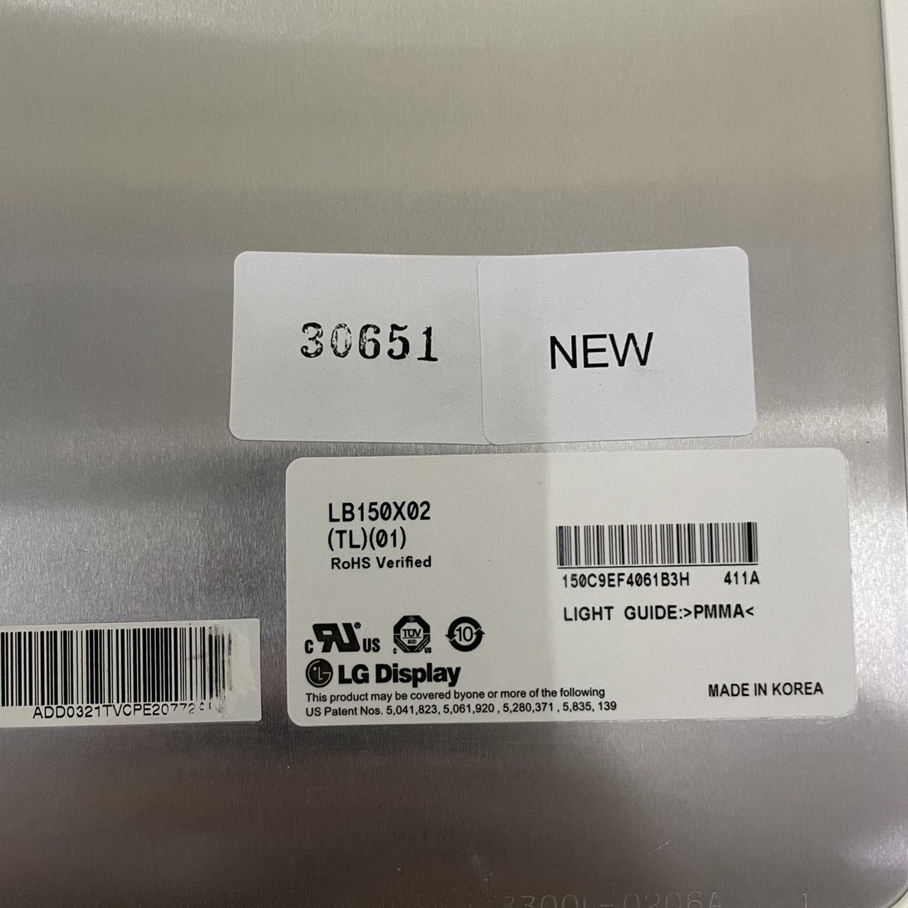 LCD PANEL " LG " รุ่น LB150X02(TL)(01)