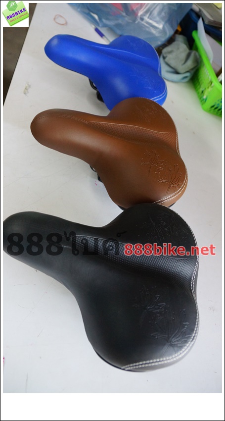 เบาะจักรยาน ELLEVEN TY7015 แบบหนานุ่ม มีดำ น้ำเงิน