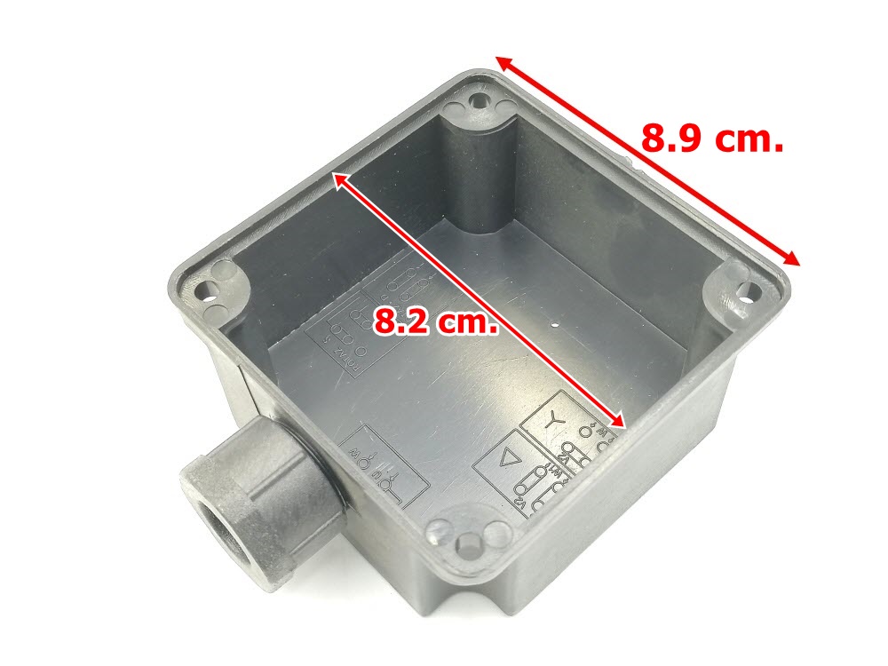 ฝาครอบสายไฟ คอนเดนเซอร์ มอเตอร์ (PVC) #L