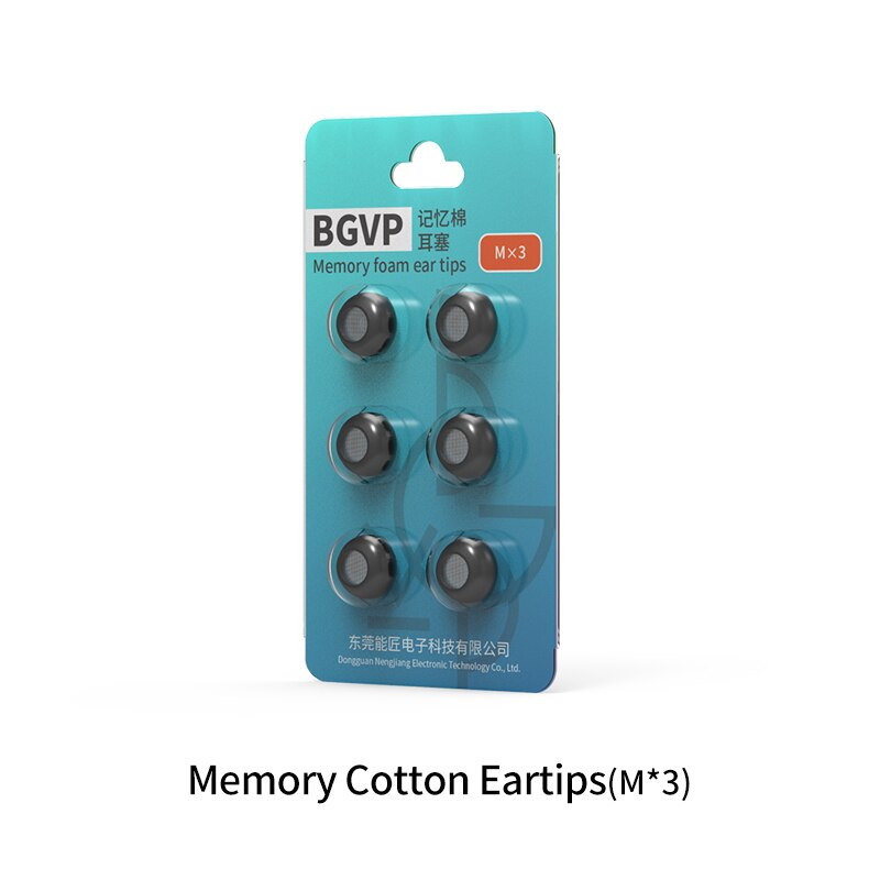 ขาย BGVP Memory Cotton จุกหูฟังเมโมรี่โฟม กันเหงื่อ กันฝุ่น ใส่ได้สบายหู