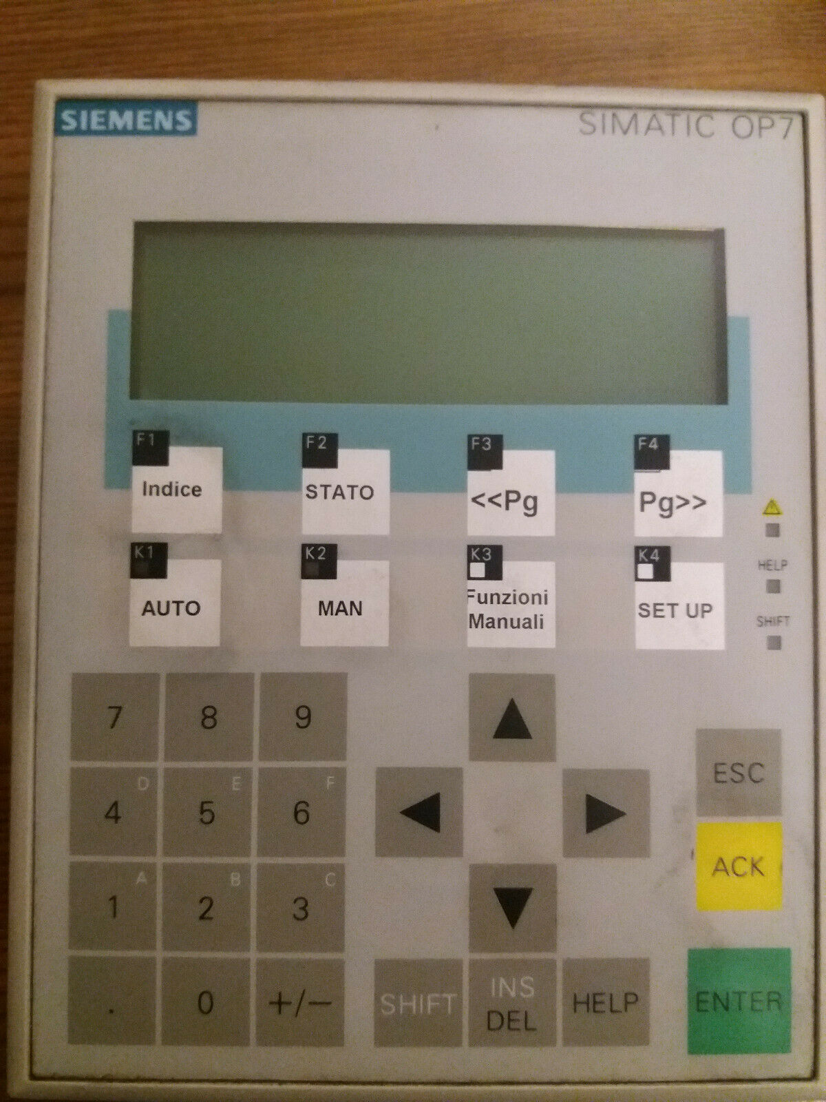 LCD TOUCH SCREEN " SIEMENS " รุ่น 6AG1 607-1JC30-4AX1