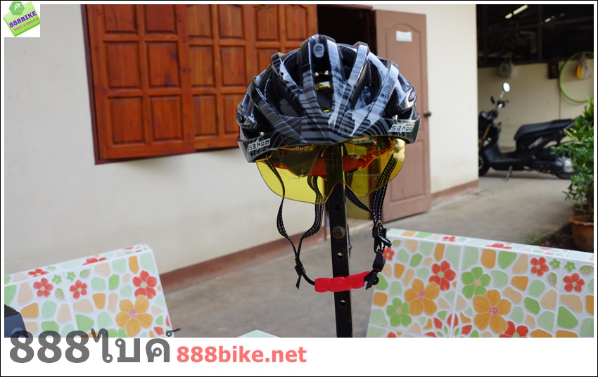 หมวกจักรยาานมีแว่น Sahoo Helmet with Goggles รุ่น 91928(1 เลนส์+1 เลนส์เสริมสีชา)