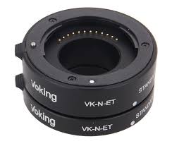 VOKING EXTENSION TUBE FOR PANASONIC/OLYMPUS/LEICA SET AUTO FOCUS, 2 RINGS (10mm, 16mm) FOR PANASONIC/OLYMPUS/LEICA MICRO DSLR (MIRRORLESS) ราคาส่ง ส่ง ems ฟรี ภายใน1-2วัน โทร0805576690 รับประกัน 1 ปี