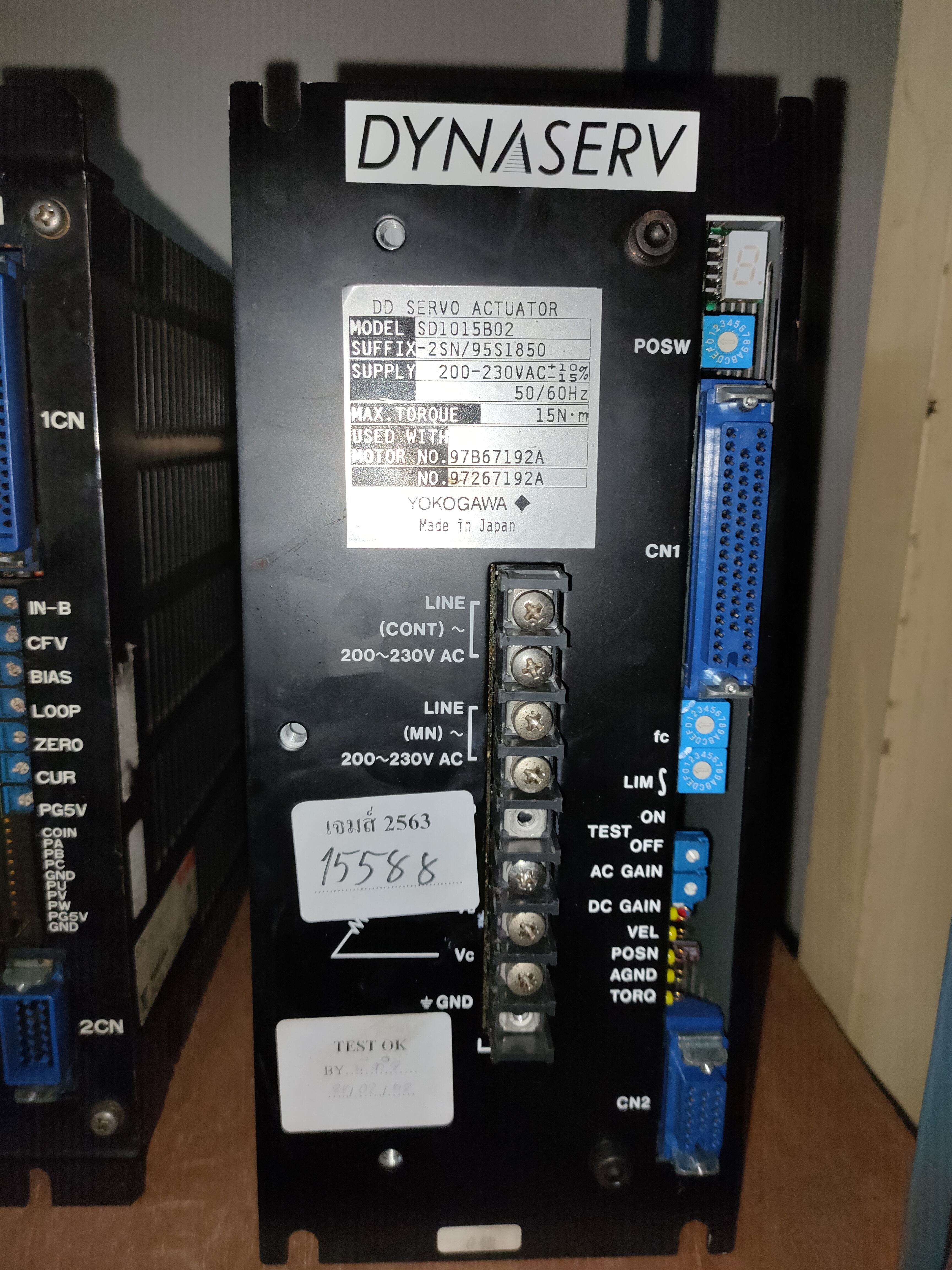 SD1015B02-2SN SERVO DRIVE " YOKOGAWA "
