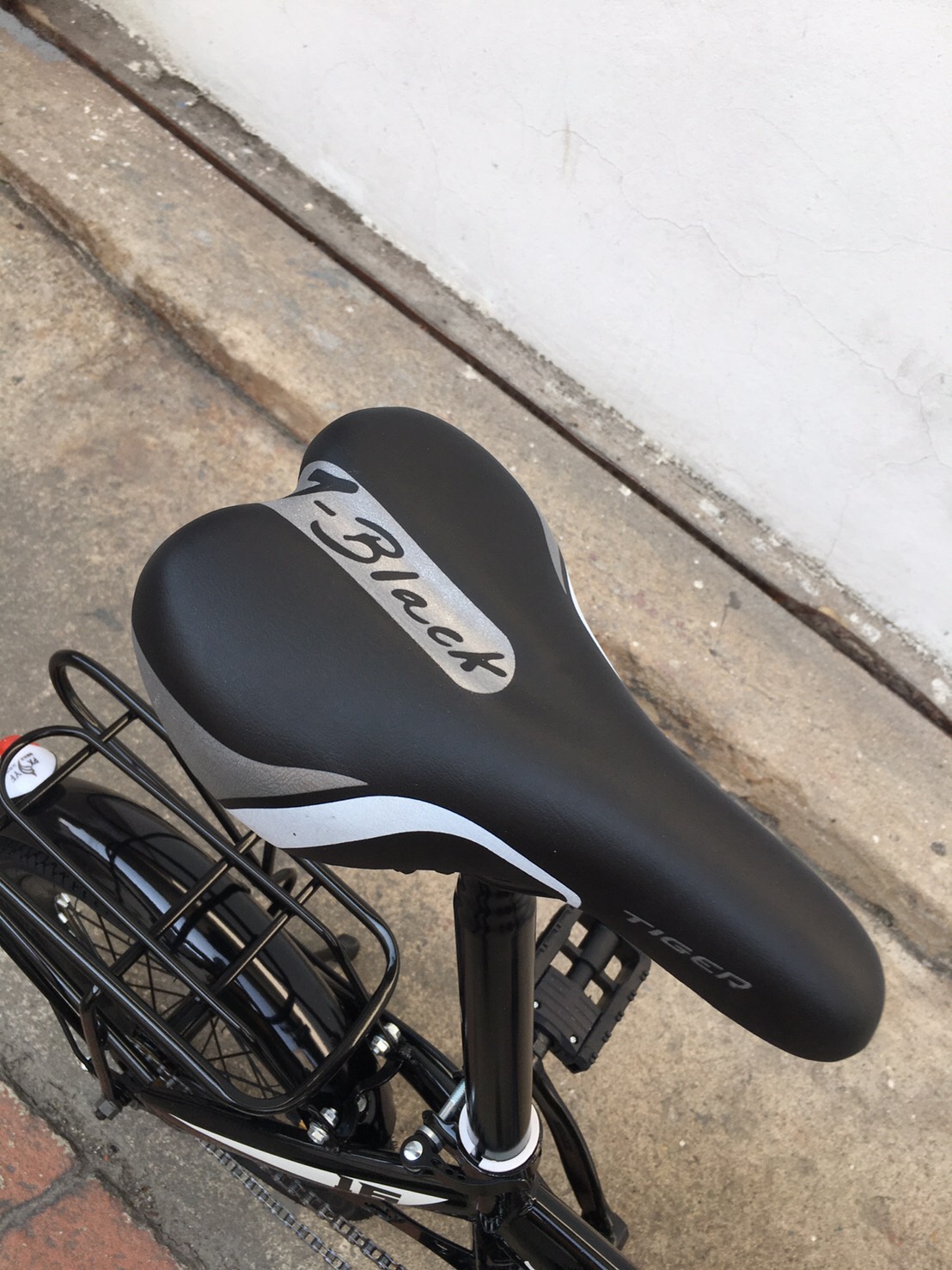 จักรยานพับ TIGER J-BLACK 16"นิ้ว Single speeds เฟรมเหล็ก, ปี 2021