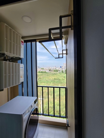 ให้เช่าคอนโดเพลิน เพลิน เจน วายด์ รังสิต-คลองหลวง 34 ตร.ม.ห้องใหม่ เฟอร์ครบ มีเครื่องซักอบผ้า ใกล้ ม.กรุงเทพ