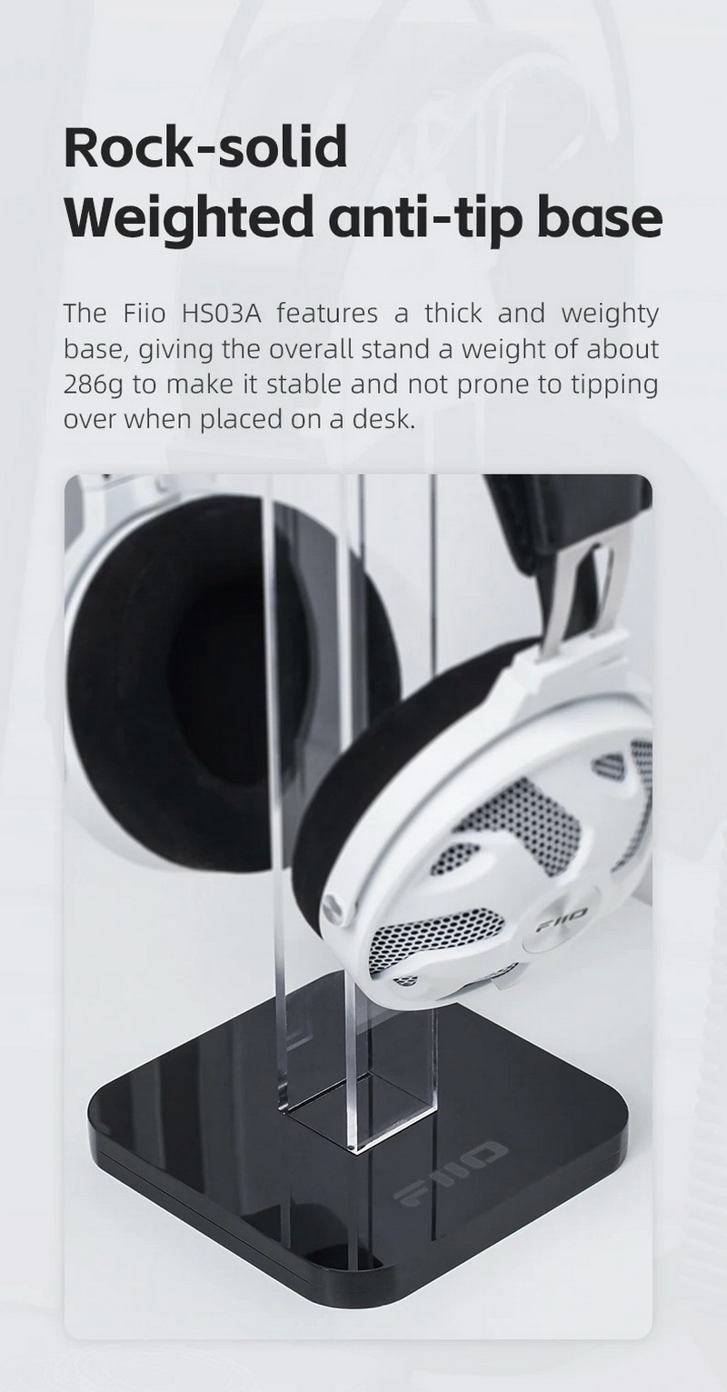 FiiO HS03A ขาตั้งหูฟัง Headphone ดูดีมีสไตล์ สำหรับแขวนหูฟังที่คุณชื่นชอบ