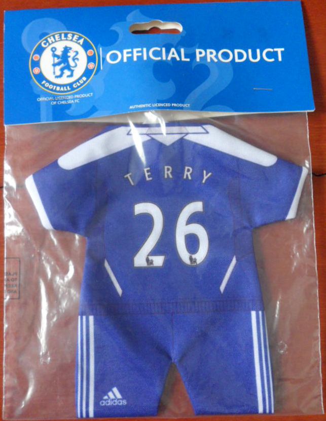 มินิคิต ชุดเสื้อติดกระจก ฟุตบอล สโมสรเชลซี - #26 เทอร์รี่ HOME KIT 2011/12 ใหม่ / CHELSEA Football Club Mini Kit - #26 TERRY HOME KIT 2011/12 NEW