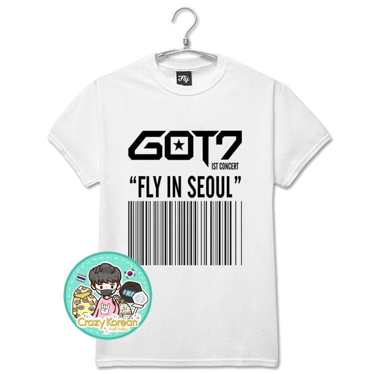 เสื้อยืด (T-Shirt) GOT7 - FLY IN SEOUL
