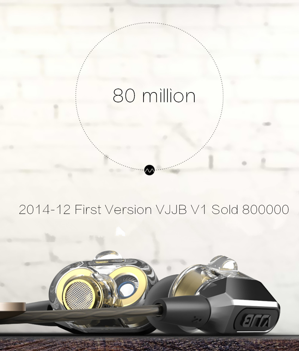 ขาย VJJB N1 หูฟัง 2 ไดรเวอร์ถอดสายได้ มาพร้อมสาย2in1 สายธรรมดา และ ไมค์ 2 เส้นในชุด