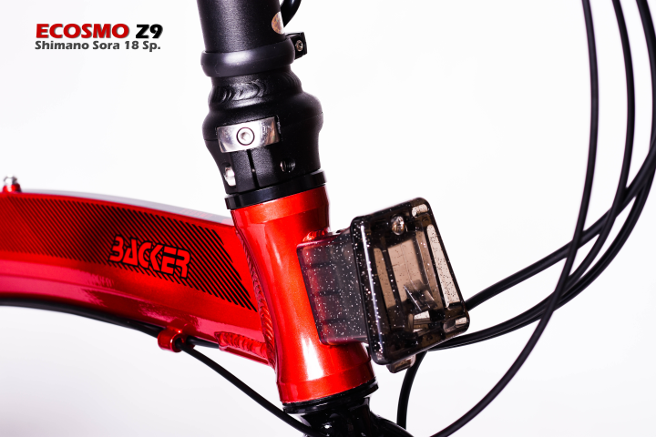 จักรยานพับ BACKER ECOSMO Z9 เฟรมอลู เกียร์ Sora 18 สปีด วงล้อ 20 นิ้ว 451