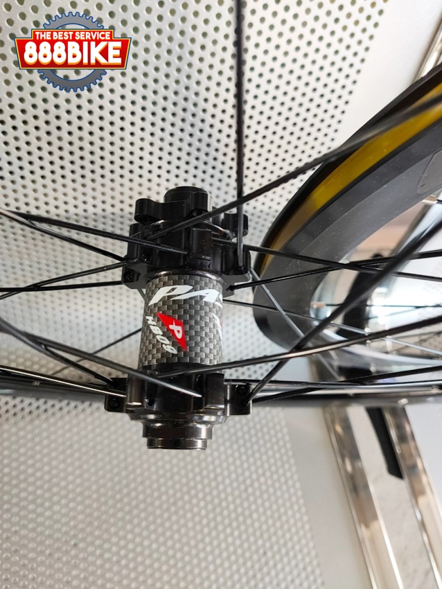 ชุดล้อเสือหมอบดิสเบรค PASAK DISC Wheelset Road Wheels Disc Brake Thru Axle F12 F15X100 R12X142 V C Brake 24 Holes 40mm Clincher Bicycle Wheels 23c 28c