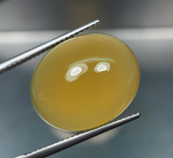 คาลซิโดนีสีเหลือง(Yellow Chalcedony) 15.52 กะรัต