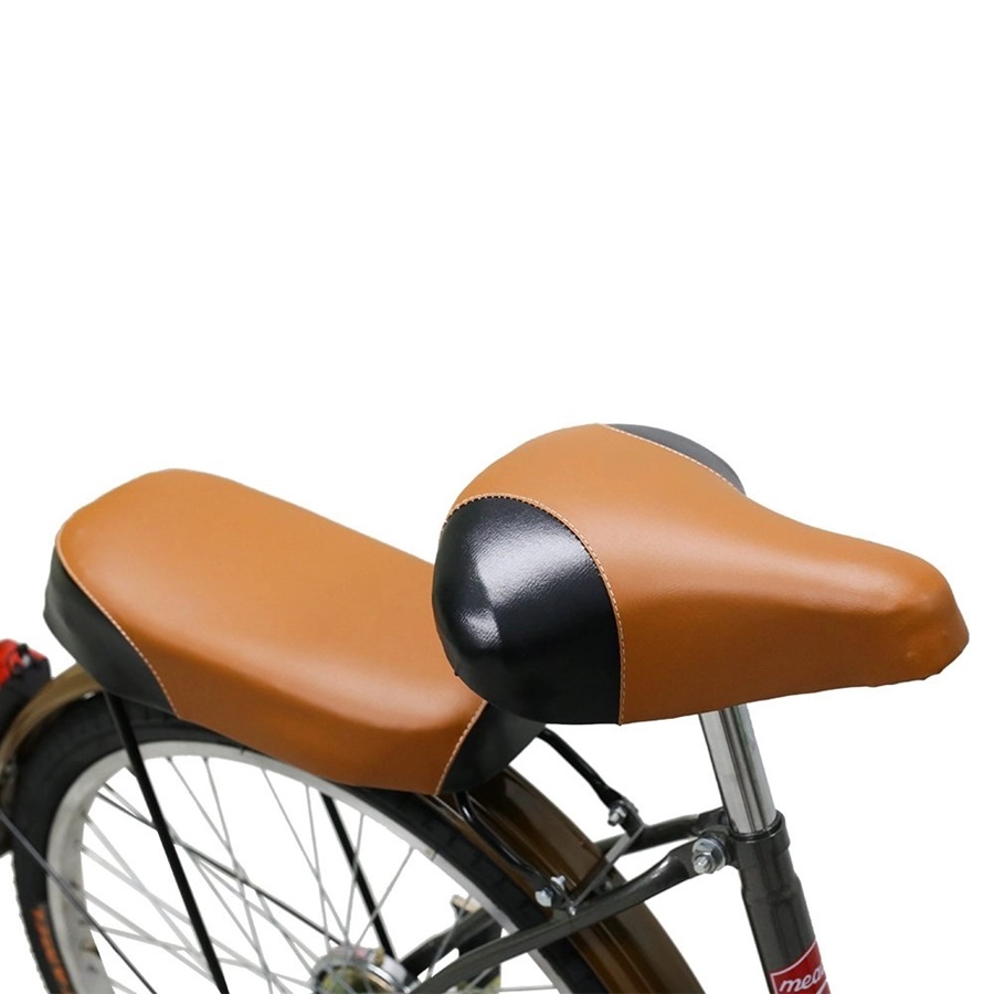 MEADOW housewife's bicycle, model CITY VINTAGE MIT, 24-inch wheels, with vintage basket, no gears.