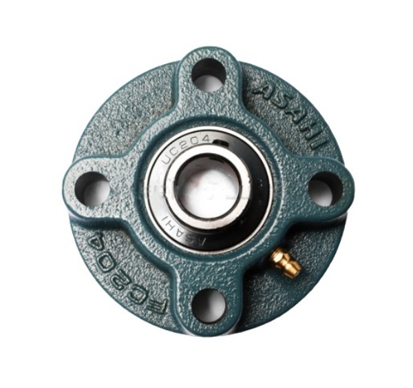 ตลับลูกปืนตุ๊กตา ทรงตัว O หมอนบล็อกแบริ่ง รูเพลา 20 มิลลิเมตร ASAHI อาซาฮี รุ่น UCFC204 Pn.A211-0225 (แท้) ##