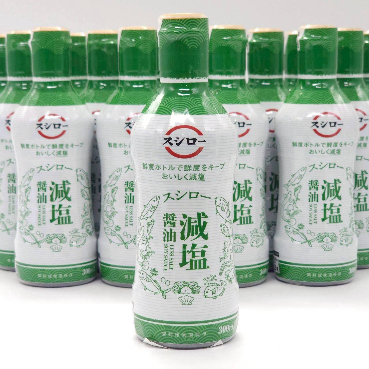 ✨ โชยุซูชิโระ/ซอสถั่วเหลืองสูตรลดเกลือ Sushiro Low Salt Shoyu 300ml ✨