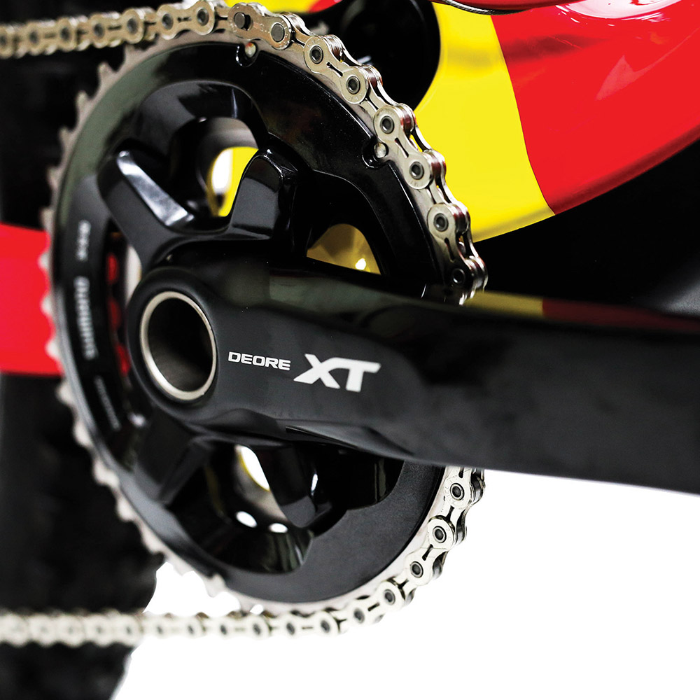 จักรยานเสือภูเขาฟูลซัส OTPIMA RAVE PRO FULL SUSPENSION, โช๊คหน้า X-Fusion Revel Air 22speed XT ล้อ 27.5