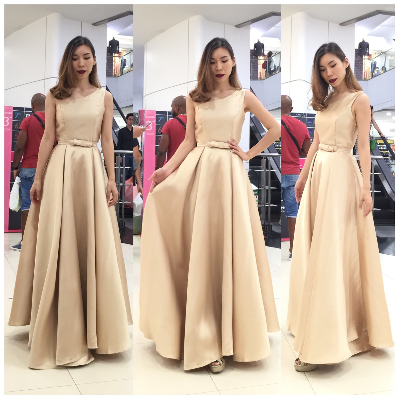 ชุดเพื่อนเจ้าสาว ชุดราตรียาว Freesia - One-shoulder top & Ballgown skirt