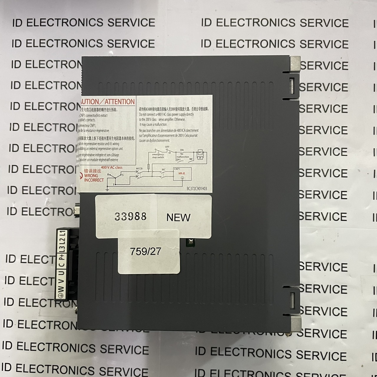 MR-JE-10A SERVO DRIVE " MITSUBISHI "