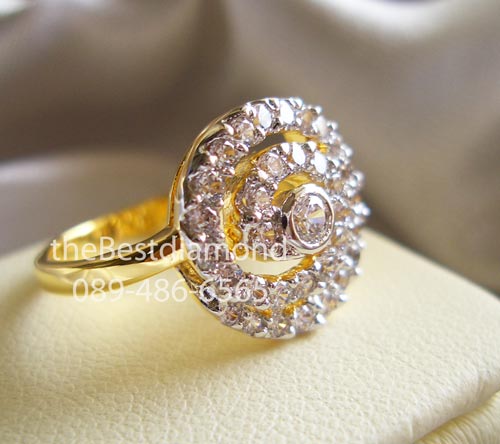 BR516+++แหวนเพชร cz ขดหอย+++Modern มากๆๆ เหมือนออกมาจาก catalog ร้านจิวฯ เลยค่ะ แบบ INtrend สุดๆๆๆ เพชรวิบๆๆ