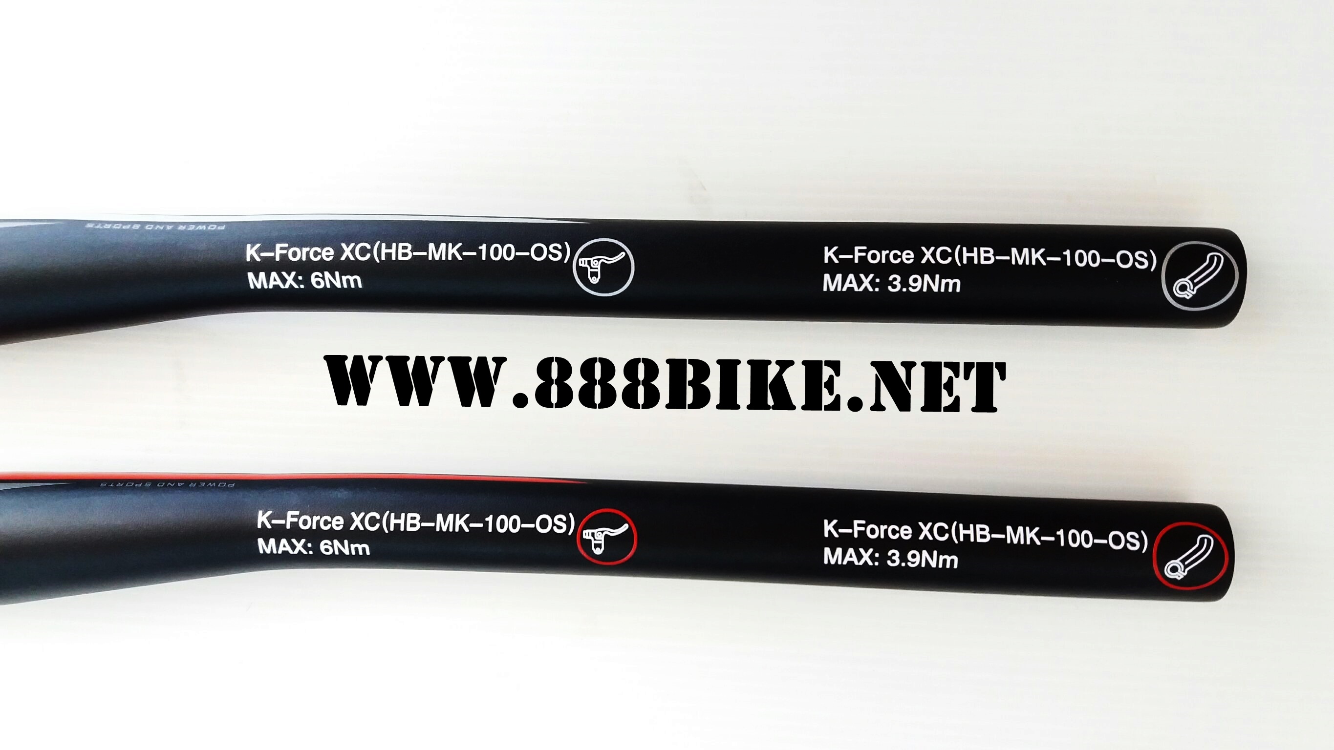แฮนด์จักรยาน อลูมิเนียม TWITTER, TW,S217 ยาว 620 มม (OVER 31.8MM.)