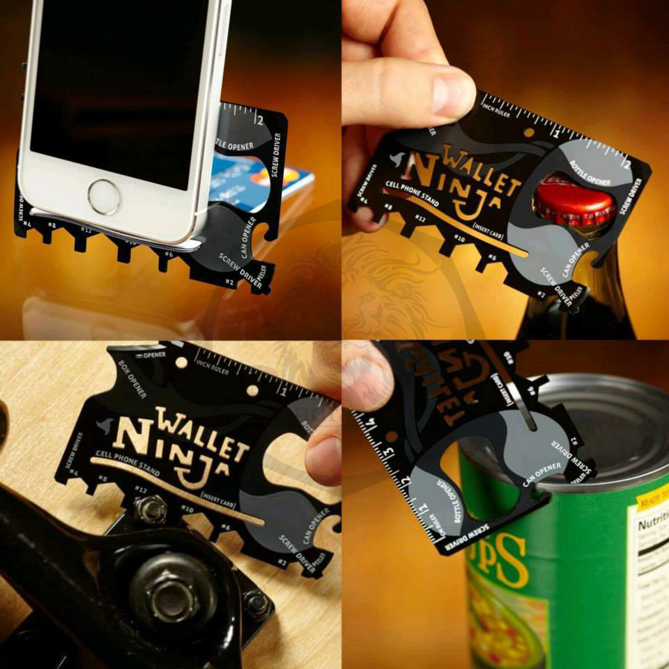 เครื่องมืออเนกประสงค์ 18 ชนิด " Wallet Ninja"