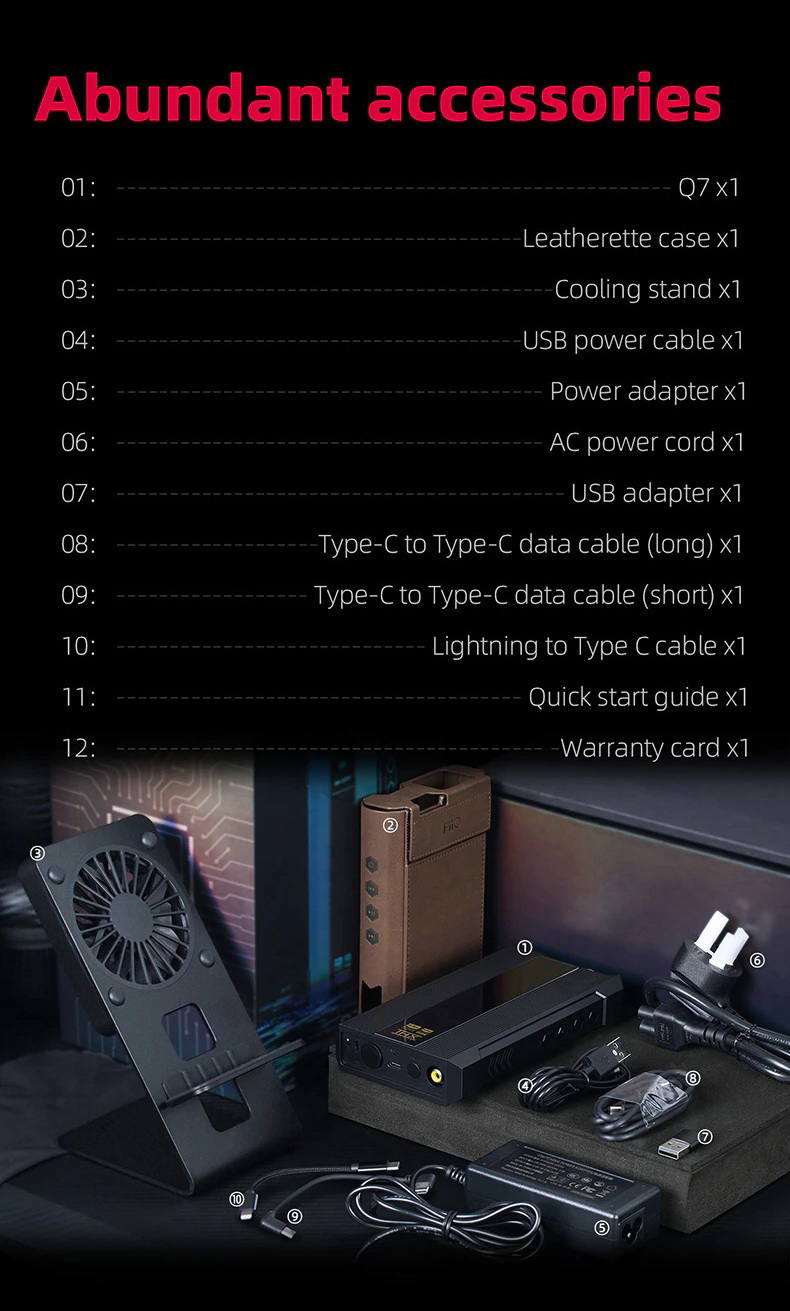 FiiO Q7 ของแท้ รับประกันศูนย์ไทย Bluetooth DAC/AMP พกพา ระดับเรือธง รองรับ Dual Hi-Res