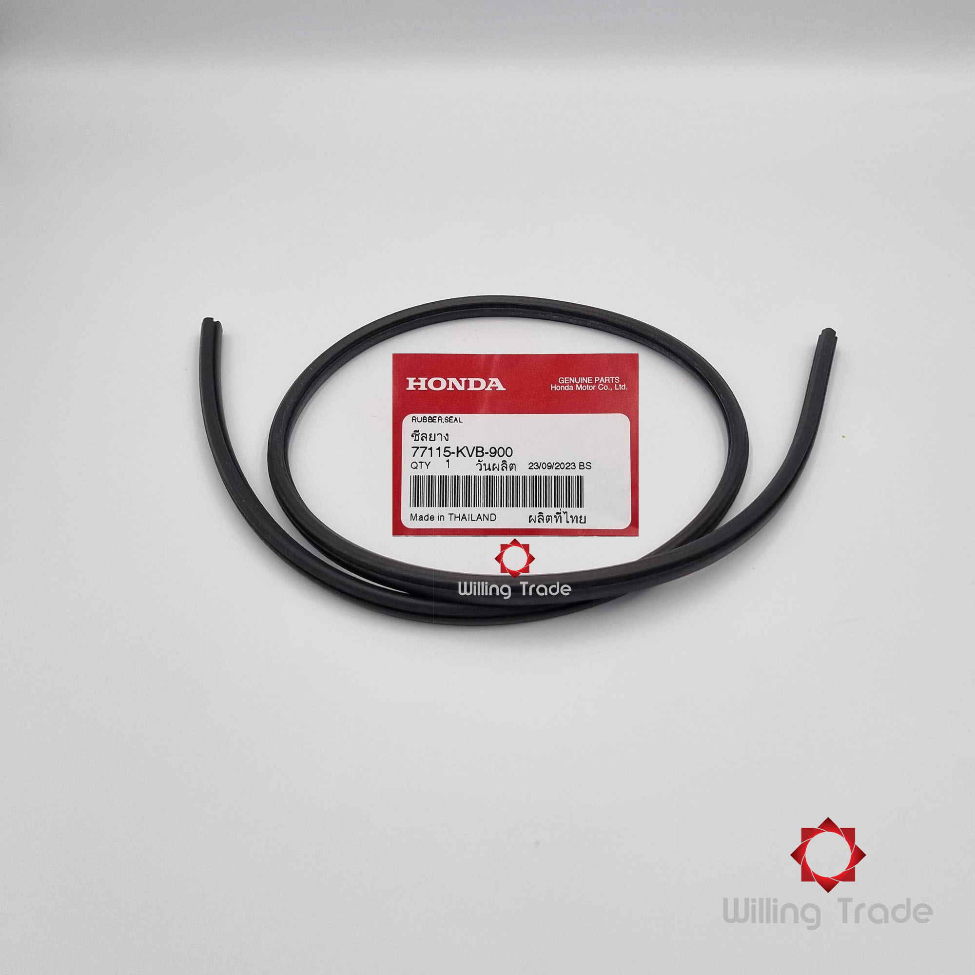 ซีลยาง (WX709) HONDA: (77115-KVB-900) CLICK110 คาร์บู ... แพ๊คละ 1 ชิ้น... [แท้ศูนย์ 100%] ...กลุ่มอะไหล่เบาะนั่ง/กล่องเก็บของ ... RUBBER, SEAL