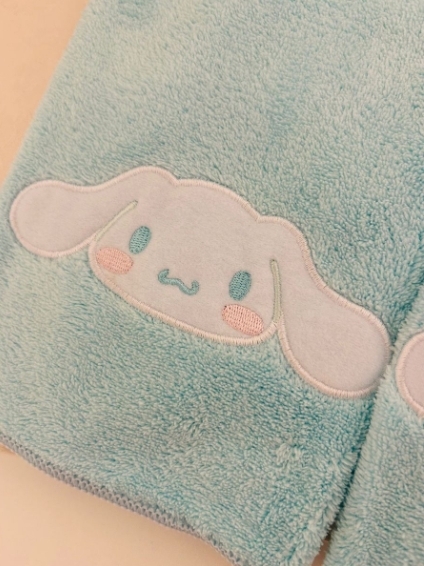 🩵ผ้าเช็ดผม/ผ้าเช็ดหน้า Cinnamoroll Face Towel - ผ้าขนหนูลายชินนาม่อนสุดคิ้วท์! 🩵