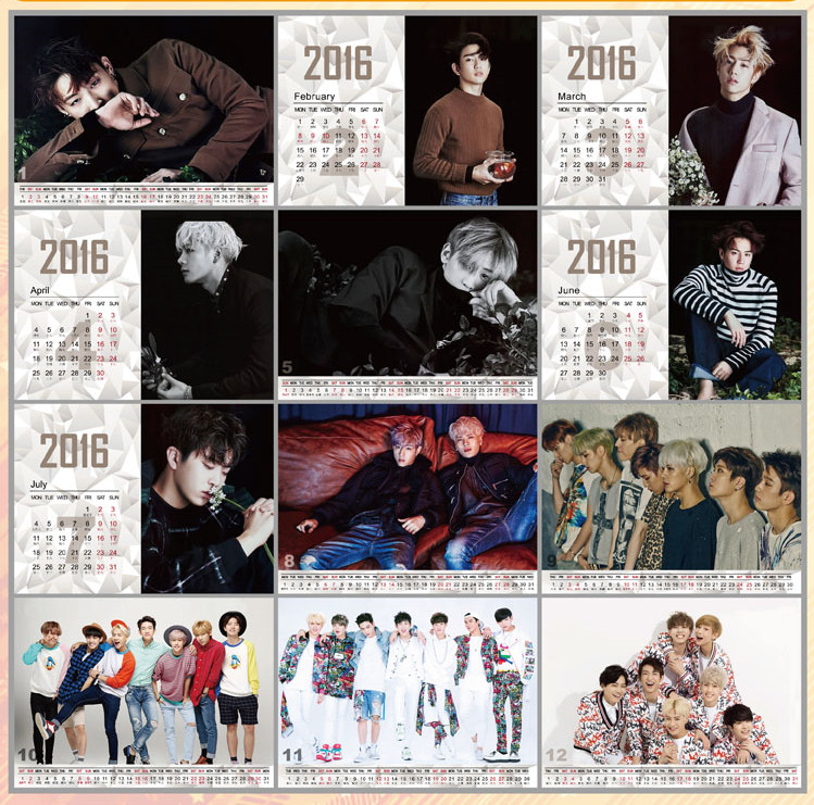 ปฏิทิน GOT7 2019