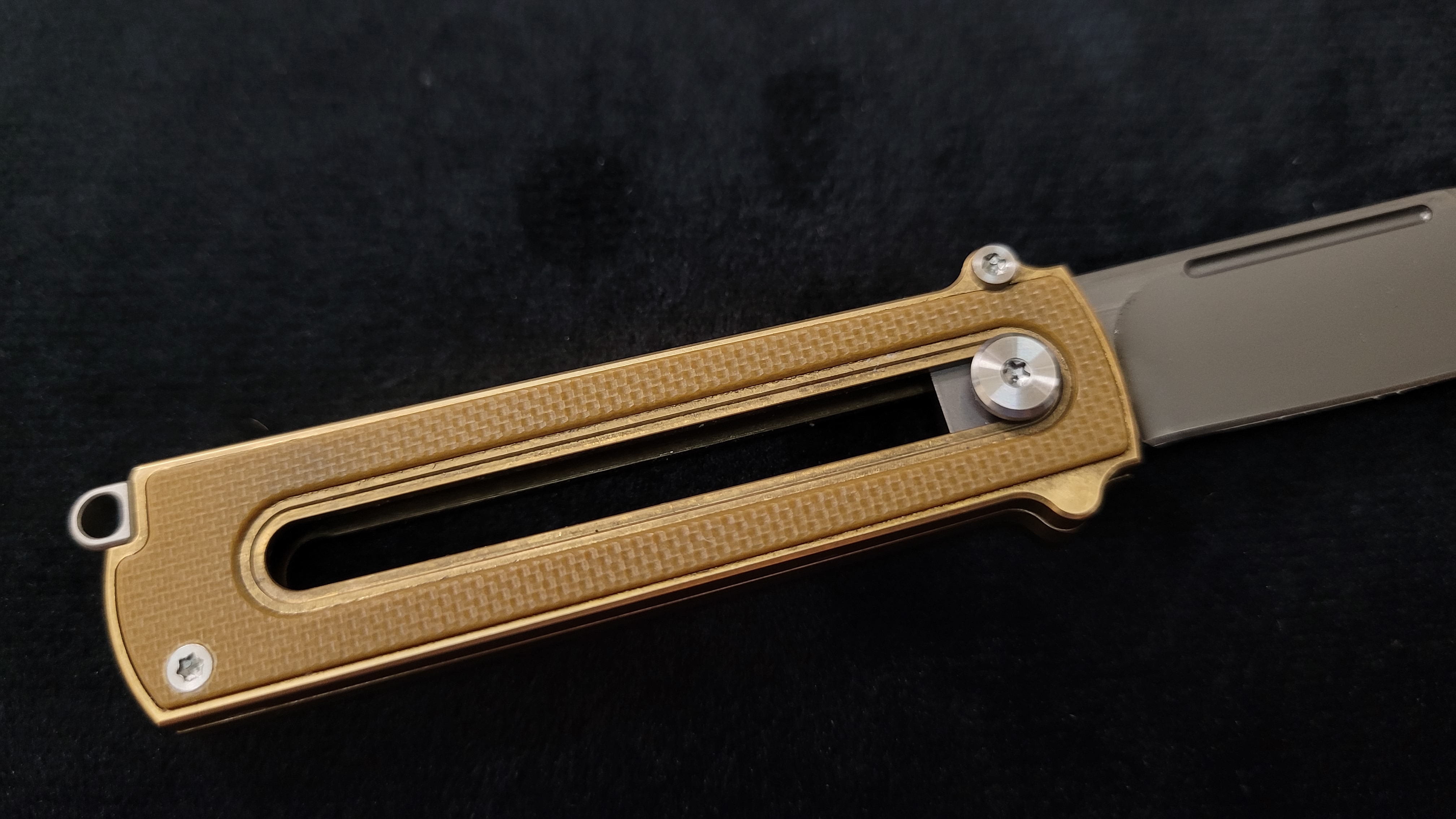 Al Br BarloX with M390 Blade-for a short time Dealer's Cost Yellow DLC Black Blade